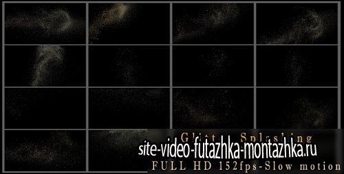 Glitter Splashing 16 Pack - Motion Graphic (Videohive)