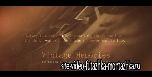 Vintage Memories - Project for After Effects (Videohive)