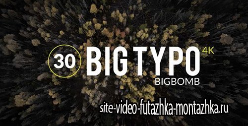 Big Typo - Project for After Effects (Videohive)