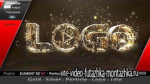 Gold Silver Particle Logo Title - Project for After Effects (Videohive)