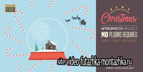 Flat Christmas - Project for After Effects (Videohive)
