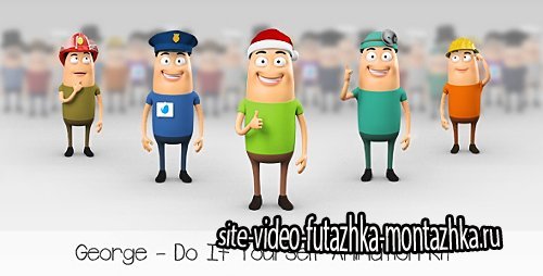 George - Character Animation DIY Kit - Project for After Effects (Videohive)