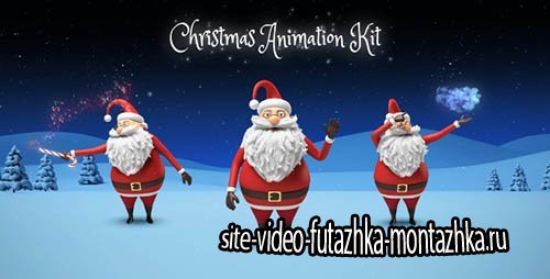 Santa - Christmas Animation DIY Kit - Project for After Effects (Videohive)