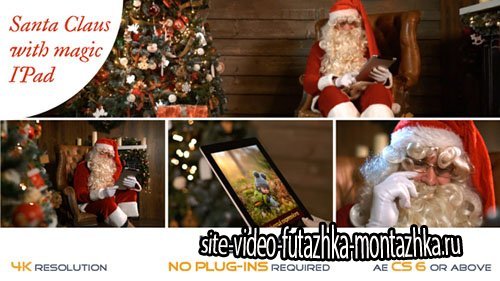 Santa Claus With Magic IPad - Project for After Effects (Videohive)