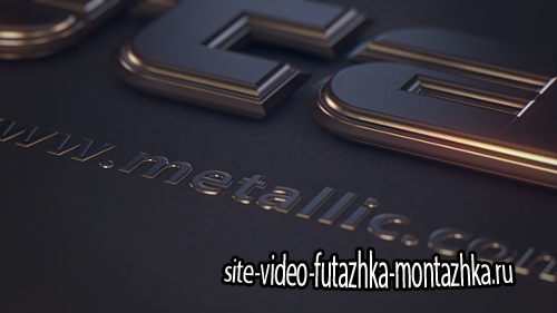 Metallic Text - Project for Cinema 4D & After Effects (Videohive)
