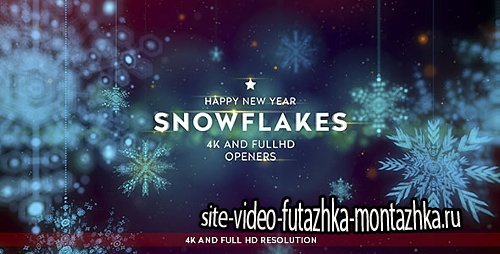 Snowflakes 4K Openers - Project for After Effects (Videohive)
