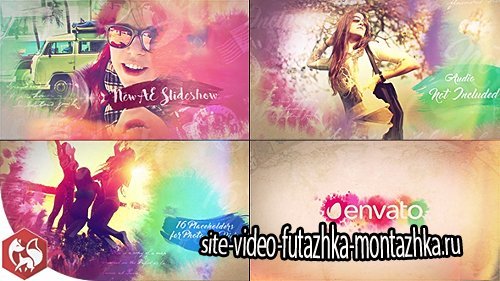 Watercolor Slideshow - Project for After Effects (Videohive)