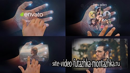 Interactive Hand Hologram Opener - Project for After Effects (Videohive)