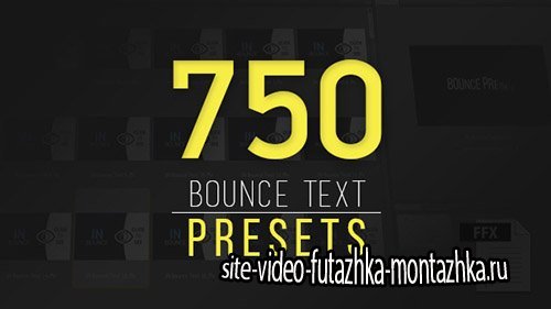 Ultimatum Bounce Presets - After Effects Presets (Videohive)
