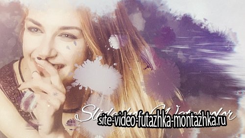 Slideshow Watercolor - Project for After Effects (Videohive)