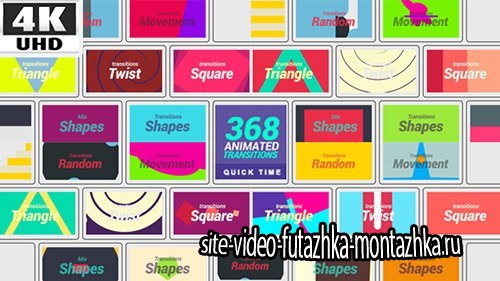 368 Transitions 4K - Motion Graphic (Videohive)