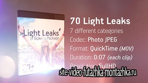 Light Leaks & Bokehs Package - Project for After Effects (Videohive)