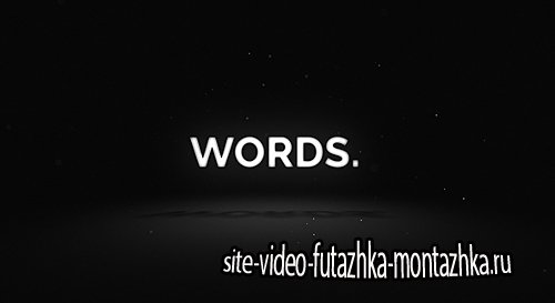 Words - Media Opener - Project for After Effects (Videohive)