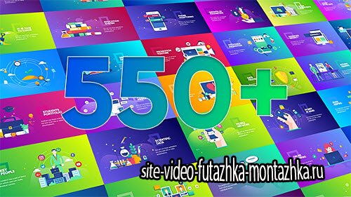 Flat Design Concepts Package - Project for After Effects (Videohive)