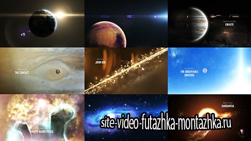 Solar System 3 ( The Observable Universe ) 8K - Project for After Effects (Videohive)