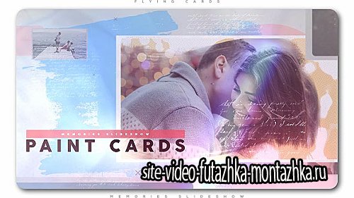 Painted Cards of Memories Slideshow - Project for After Effects (Videohive)